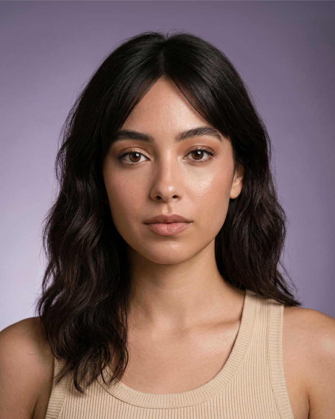 Isabella Vega, a Gemzy AI model for jewelry photography