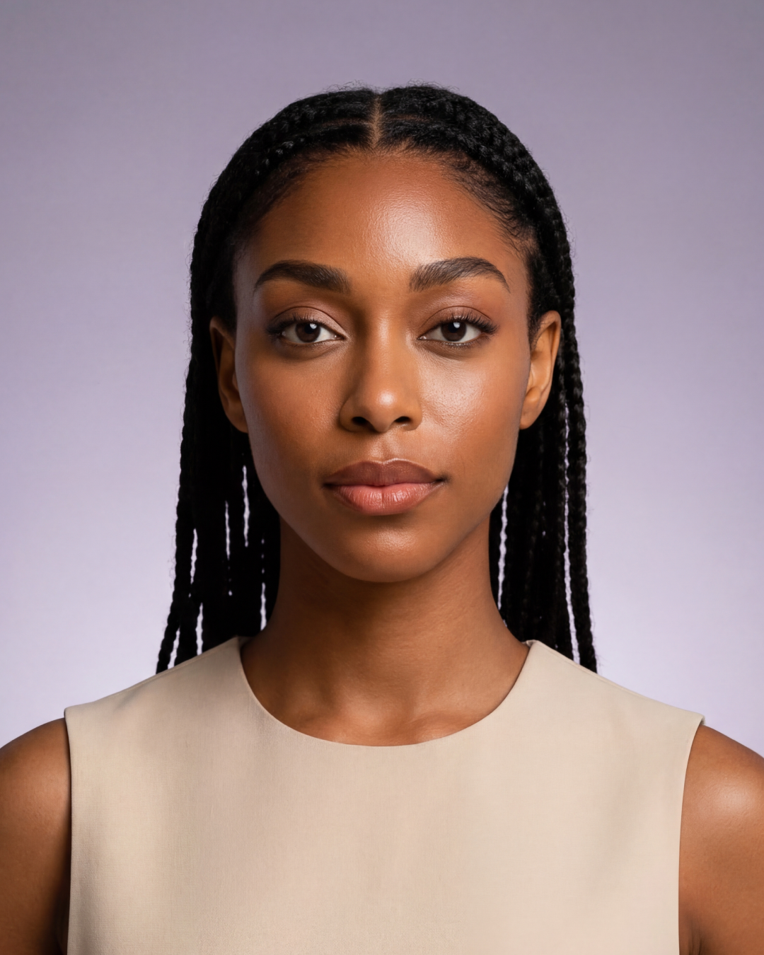 Zaya Amuné, a Gemzy AI model for jewelry photography